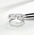 Anillo plata doble medio sin fin - Joyas Maia