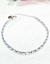 Pulsera tenis plata baguettes - comprar online