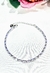 Pulsera tenis plata baguettes