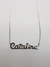 Colgante Plata Nombre