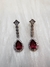 Aros Plata Rubi