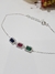 Pulsera plata rectangulos - comprar online