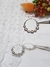 Aros argollas bolitas plata - comprar online