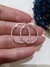 Aros argollas plata - Joyas Maia
