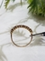 Anillo medio sin fin oro 18kl - Joyas Maia