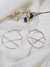 Aros argollas plata