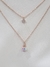 Doble cadena plata 925 rosé