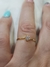 Anillo solitario oro 18kl - tienda online