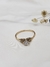 Anillo solitario oro 18kl