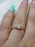 Anillo solitario oro 18kl - tienda online