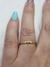 Anillo solitario oro 18kl - tienda online