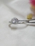 Anillo plata roseta solitario - Joyas Maia
