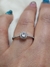 Imagen de Anillo plata roseta solitario