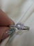 Anillo plata roseta solitario - tienda online