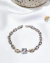 Pulsera plata y oro18kl
