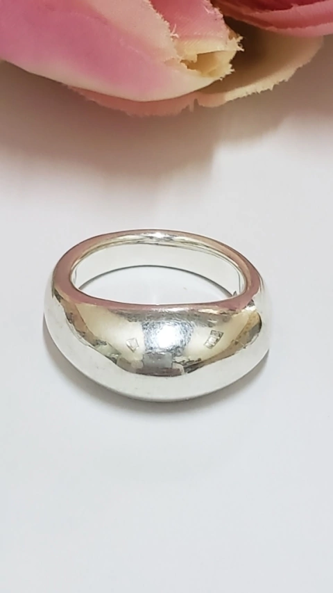 Anillo Plata Inflado