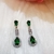 Aros Plata Esmeralda
