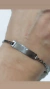 Pulsera bebe oro blanco 18kl - comprar online