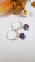 Aros argollas plata bolitas