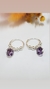 Aros argollas plata bolitas - comprar online