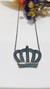 Cadena colgante corona plata - comprar online