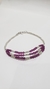 Pulsera plata bolitas