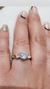Anillo solitario plata y oro - Joyas Maia