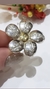 Anillo flor plata y oro flor - comprar online