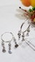 Aros argollas plata - Joyas Maia