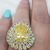 Anillo gota plata ambar en internet