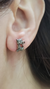 Aros plata gato - Joyas Maia
