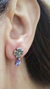 Aros plata amatista - comprar online