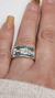 Anillo plata 925 bandera - Joyas Maia