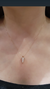 Cadena colgante plata rose péndulo - Joyas Maia