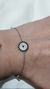Pulsera plata ojito en internet