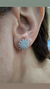 Aros plata flor cubics - Joyas Maia