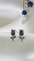 Aros plata tulipan