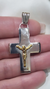 Cruz con cristo plata y oro en internet