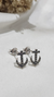Aros ancla plata marquesitas - comprar online