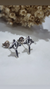 Aros cruz y corazon plata marquesitas - comprar online