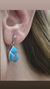 Aros plata turquesa - tienda online