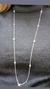 Collar plata perlas y cubics - tienda online