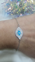 Pulsera plata ojito - tienda online