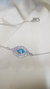 Pulsera plata ojito - Joyas Maia