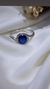 Anillo plata zafiro solutario en internet