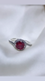 Anillo plata rubi