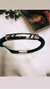 Pulsera acero caucho
