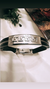Pulsera acero caucho