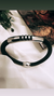 Pulsera acero caucho