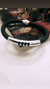 Pulsera acero caucho - comprar online